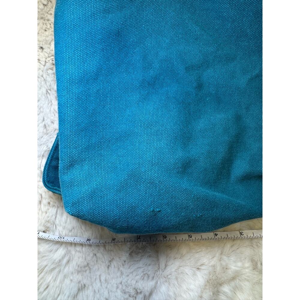 Baggu 100% recycled cotton Teal Canvas Drawstring Backpack - Women - Picture 11 of 15